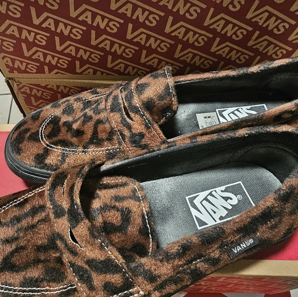Vans Leopard Brown/Black W10/M8.5 - Picture 2 of 4